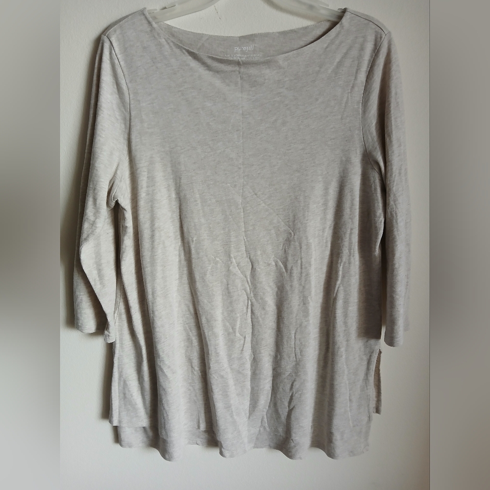 Pure Jill Boat Neck Layered Tunic